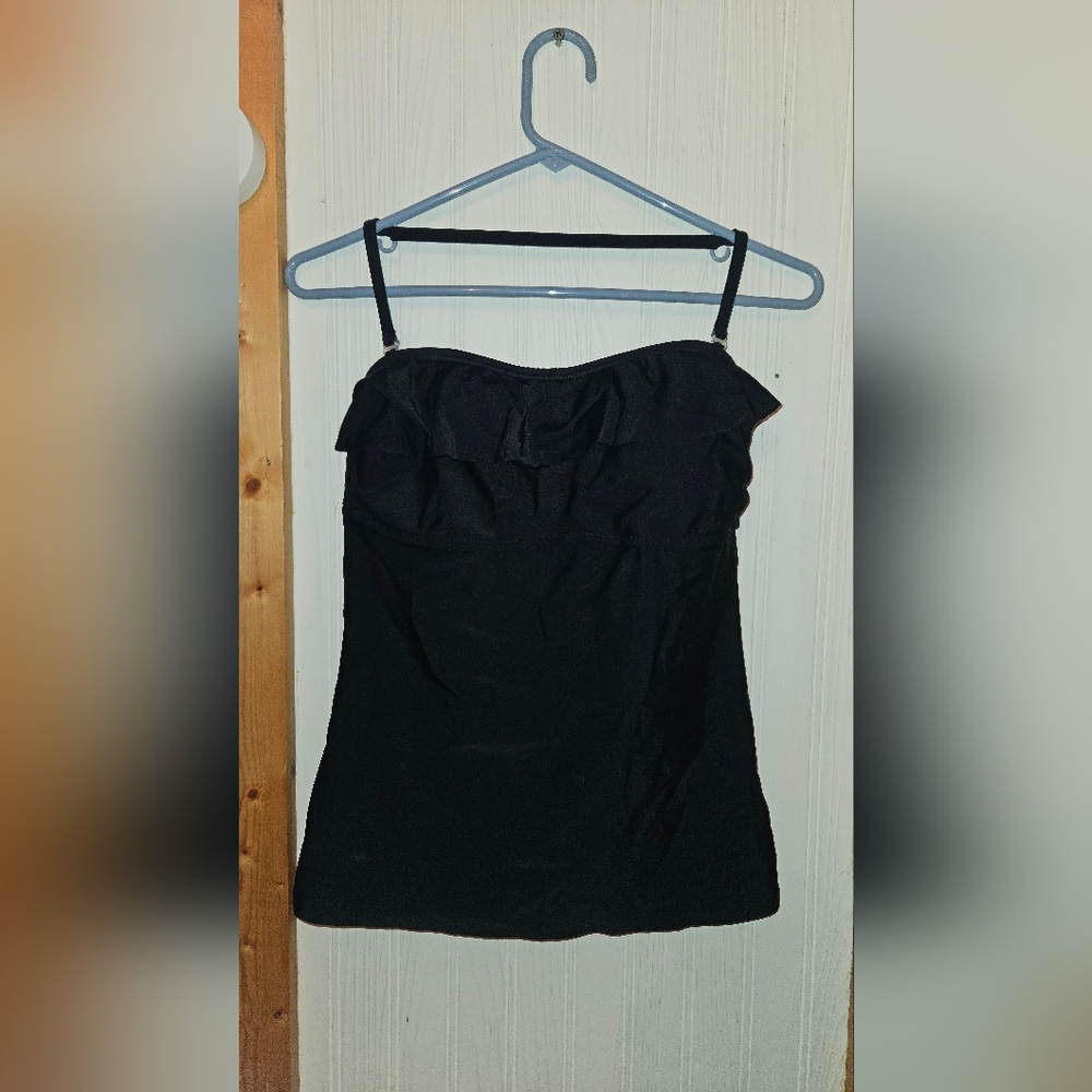 Black Swim Top Size Large